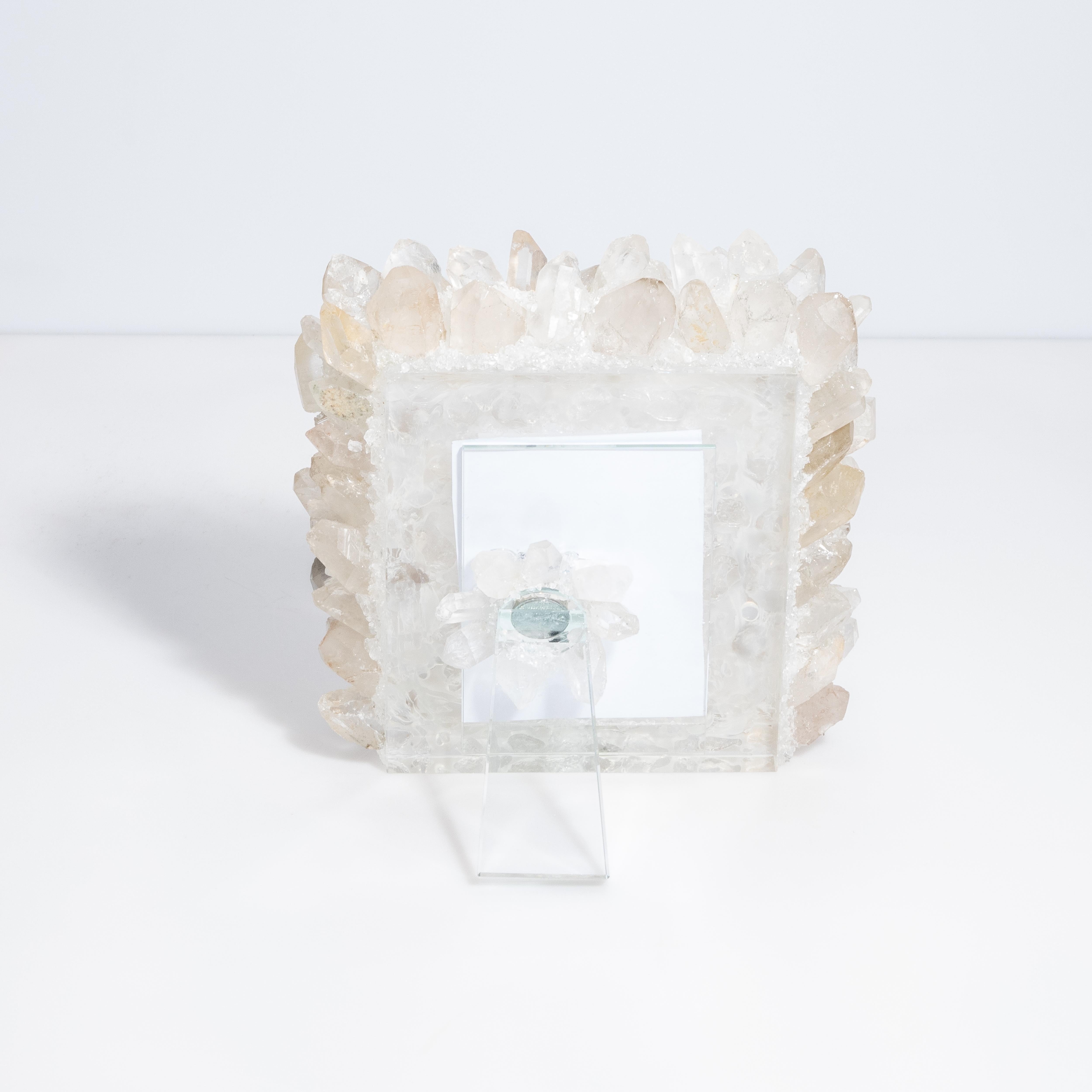 Marco vertical mediano en cuarzo blanco Estadounidense en venta