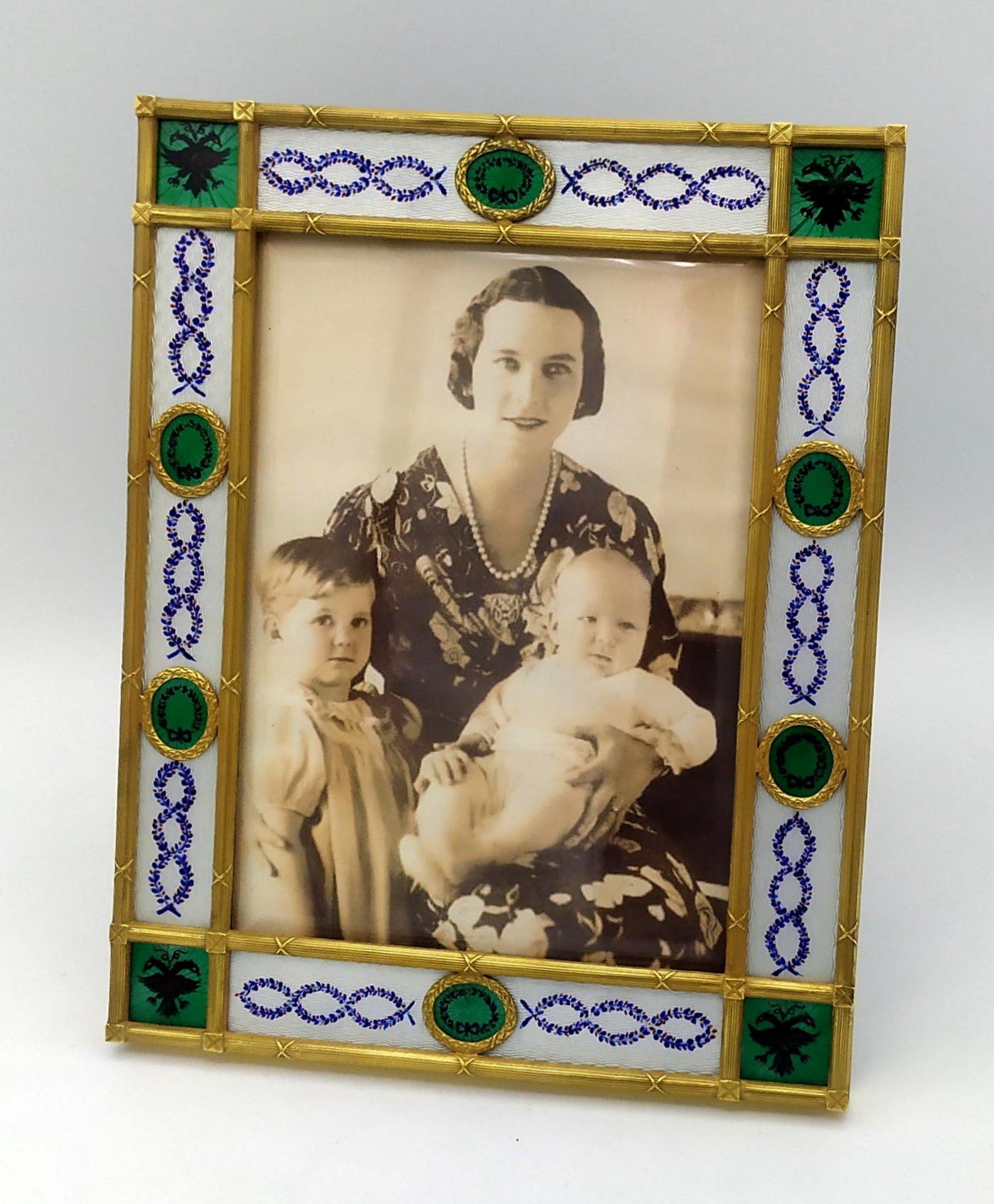 Marco de fotos miniaturas y cenefas en estilo Fabergé del Imperio Ruso Salimbeni Italiano en venta
