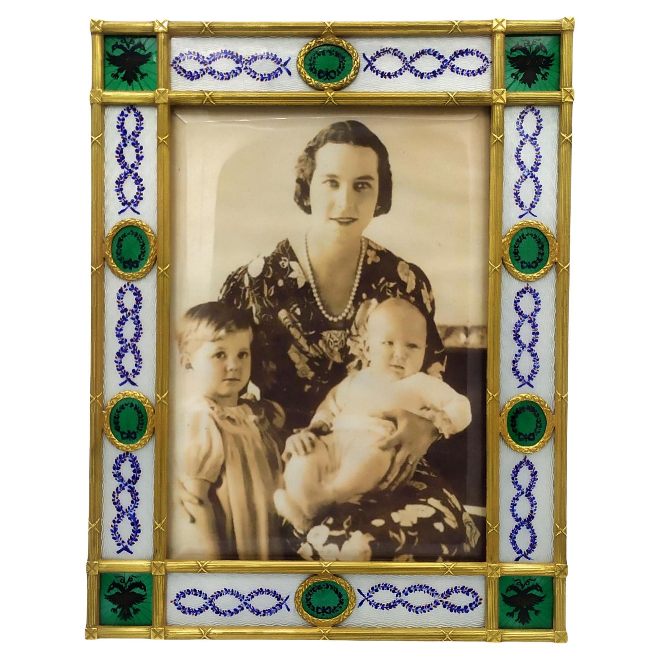 Bilderrahmen Miniaturen und Bordüren im russischen Fabergé-Stil Salimbeni