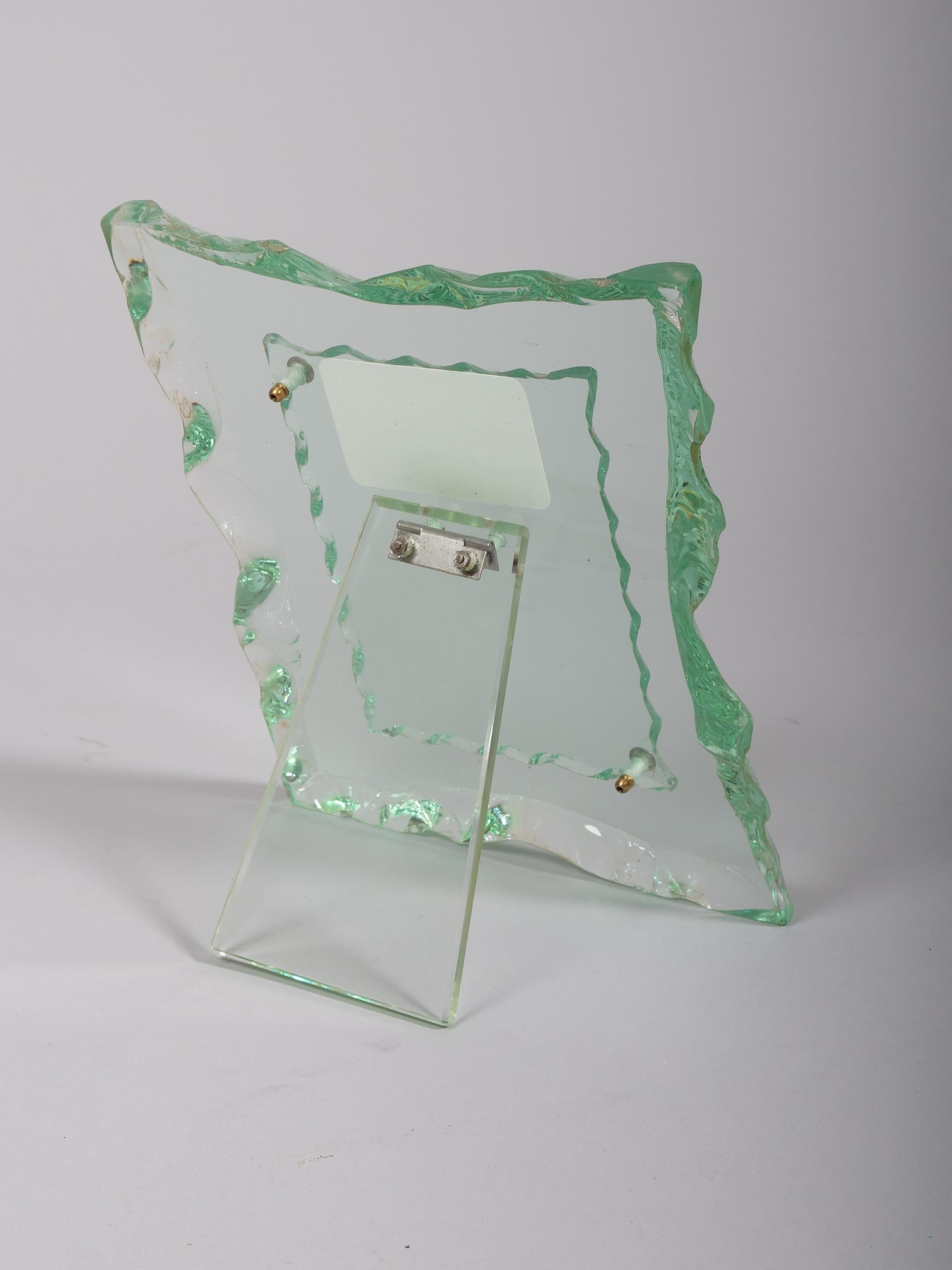 Mid-Century Modern Cadre photo Murano c1950 en vente