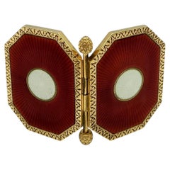 Cornice per 2 foto A. Silver Smalto Napoleone III Salimbeni