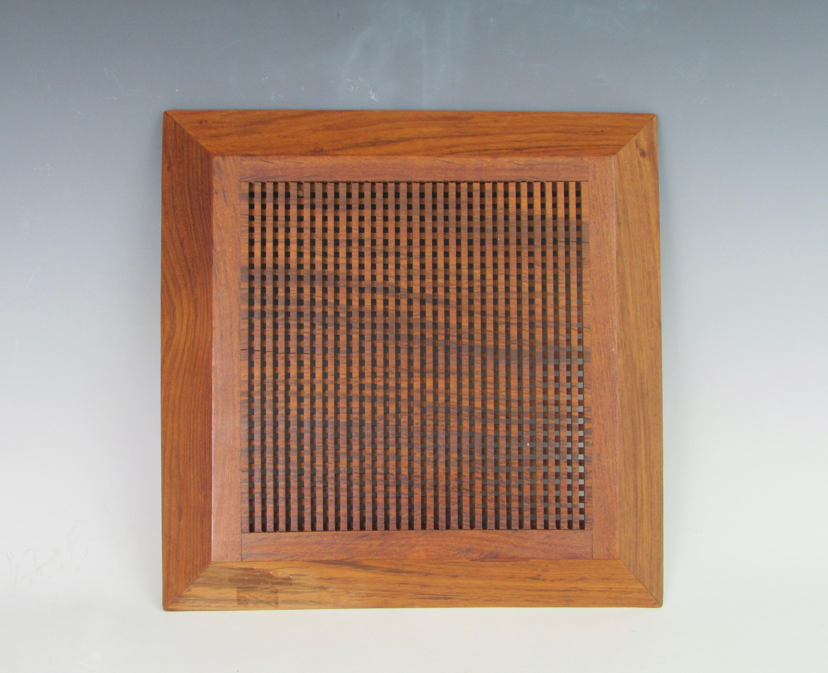 Anglo-Japanese Picture frame tray finely crafted in rosewood For Sale