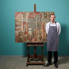 “Picture Gallery With Views Of Modern Rome” Canvas After Giovanni Paolo Panini