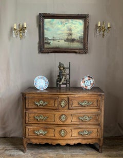 Peinture à l'huile sur toile représentant une marine - 19e siècle - France