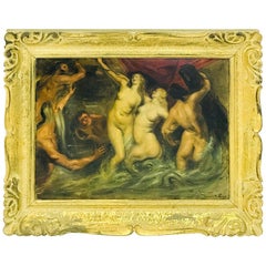 Antique Picture Rubens "1850"