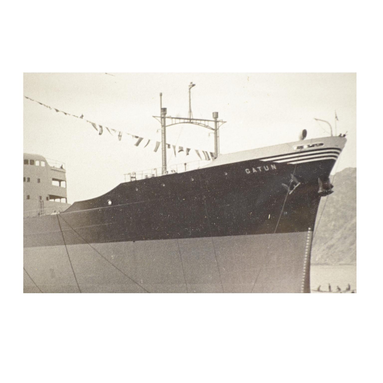 Mid-20th Century 1950 Vintage Pictures Depicting Four Ships Launching  Riva Trigoso Shipyards  For Sale