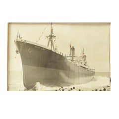 1950 Vintage Pictures Depicting Three Ships Launching  Riva Trigoso Shipyards