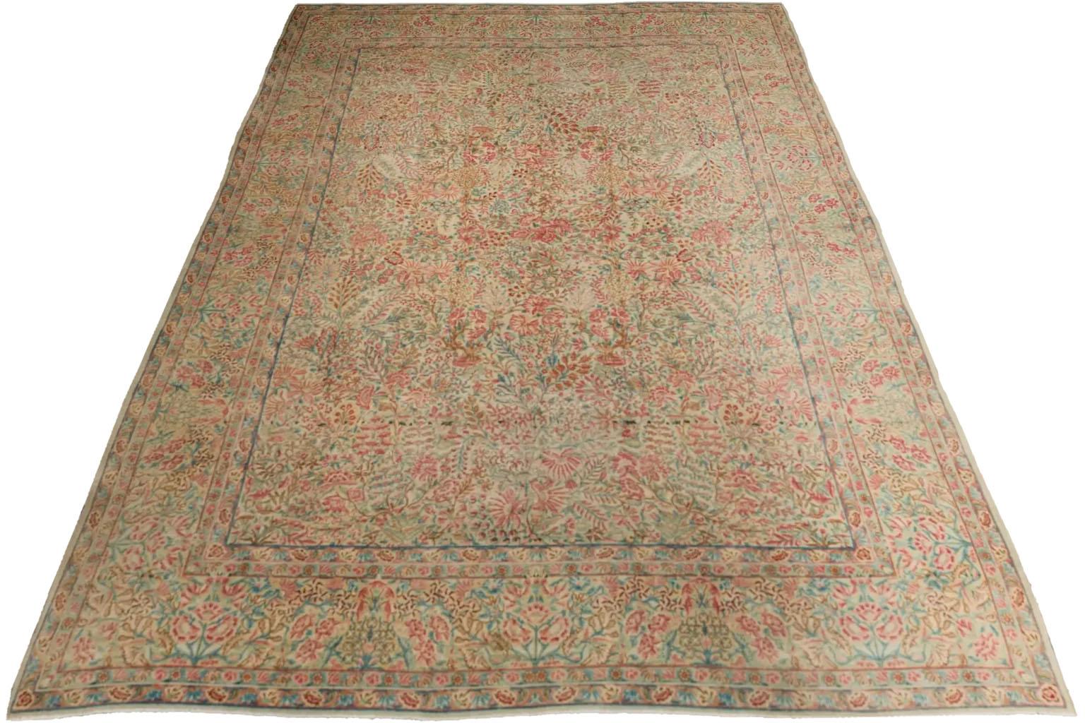 Perse Tapis persan pittoresque - Kreman Style en vente