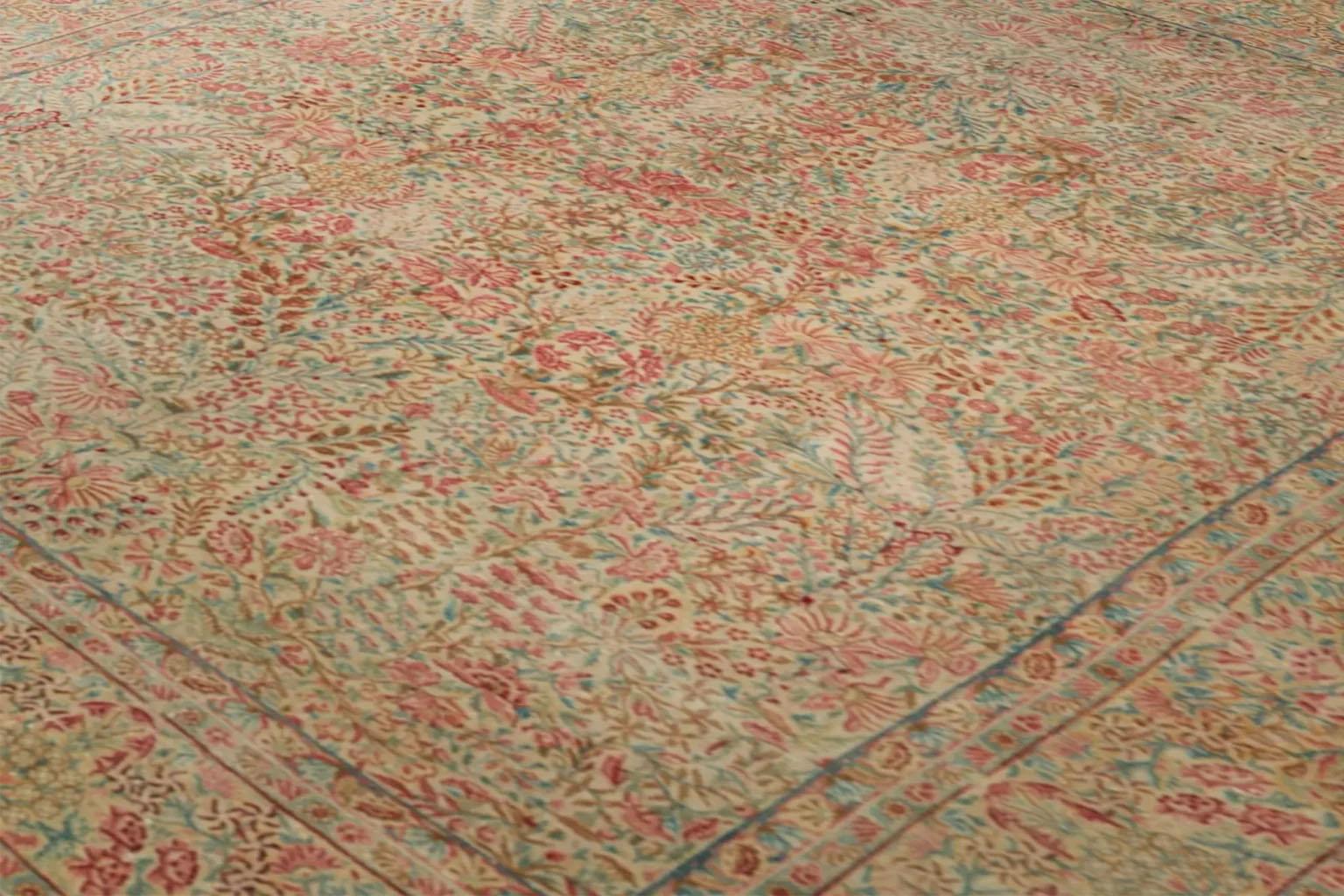 20ième siècle Tapis persan pittoresque - Kreman Style en vente