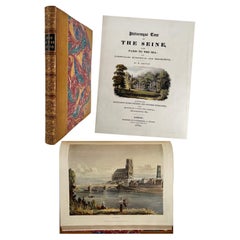 Antique Picturesque Tour of the Seine, from Paris to the Sea / Ackermann, First Edition