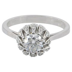 Pie Cut Diamond Ring Solid 14k Yellow Gold Jewelry Natural Diamond Stack Ring