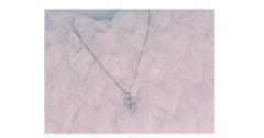 Pie-Cut Heart Diamond Prong Set Halo Pendant