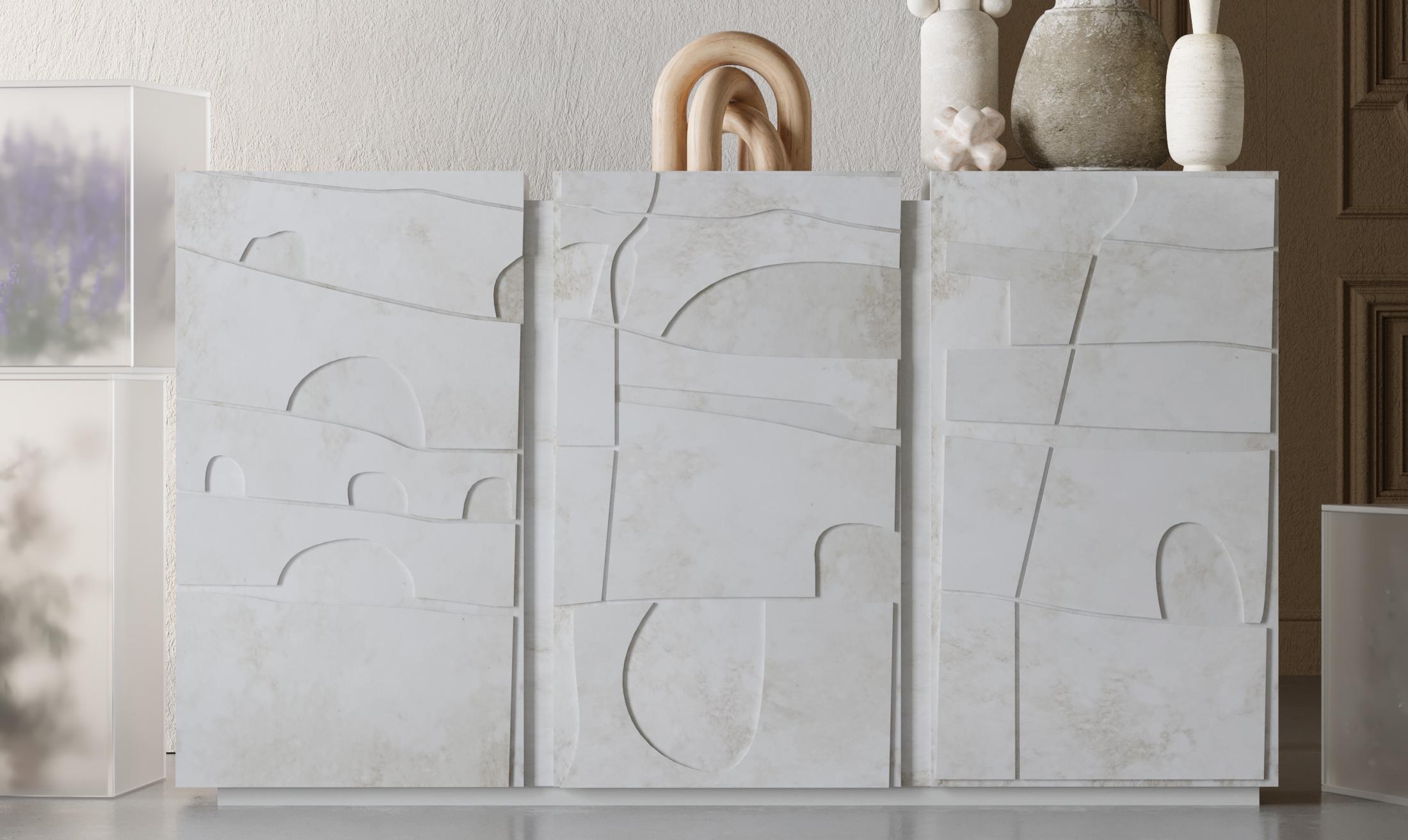 Turkish Piece console off-white by Hermhaus For Sale