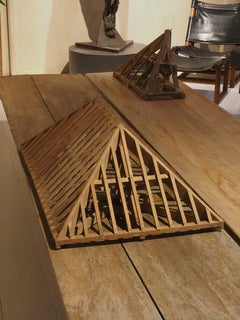 piece de maitrise, architectural roof model