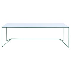 Piece Large Green and Light Blue Table by Maria Scarpulla