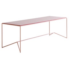 Piece Large Pink and Red Table by Maria Scarpulla