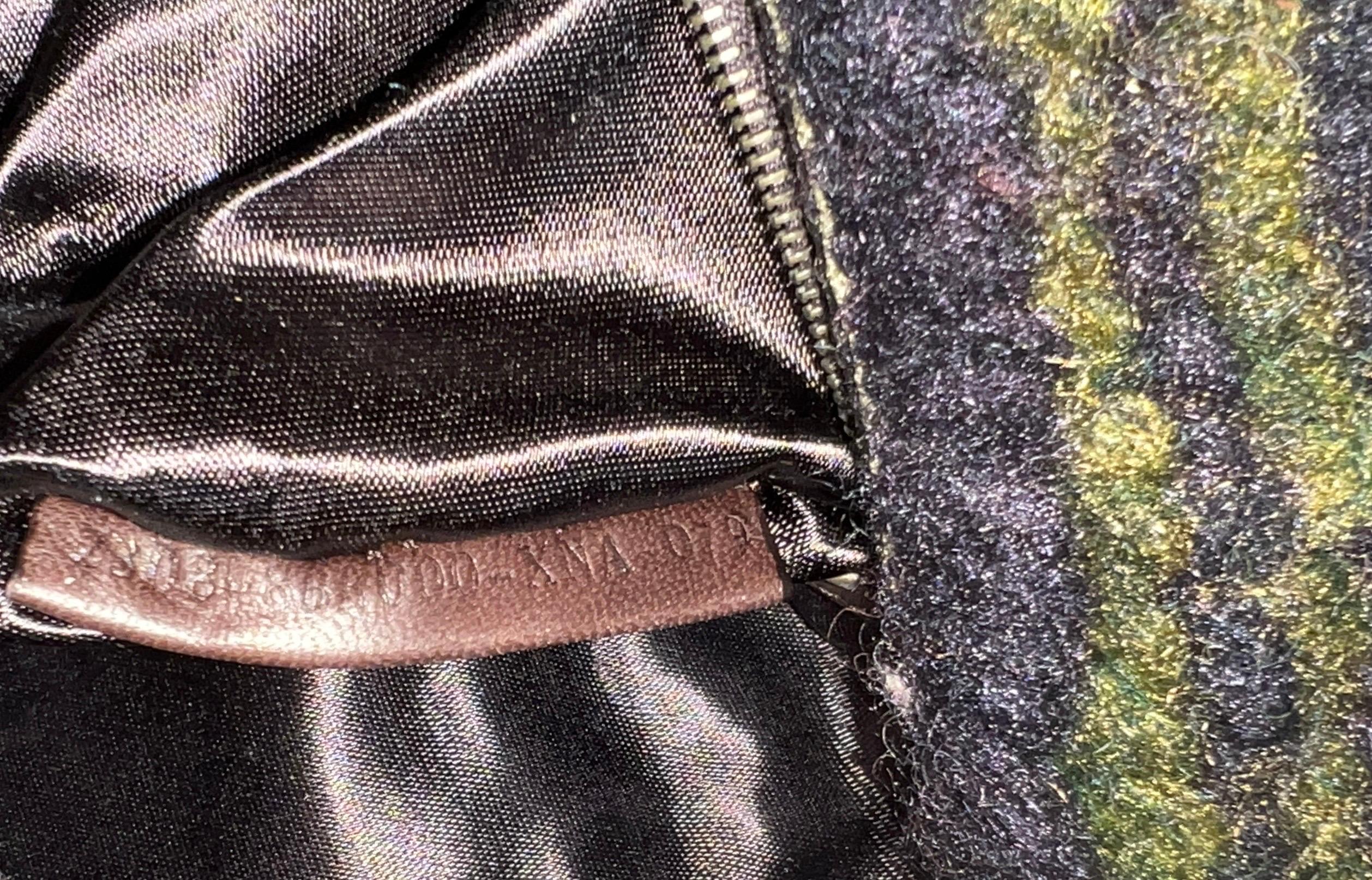 FENDI Embroidered Large Plated Sequin Baguette Handbag Bag Clutch - Unique piece 5