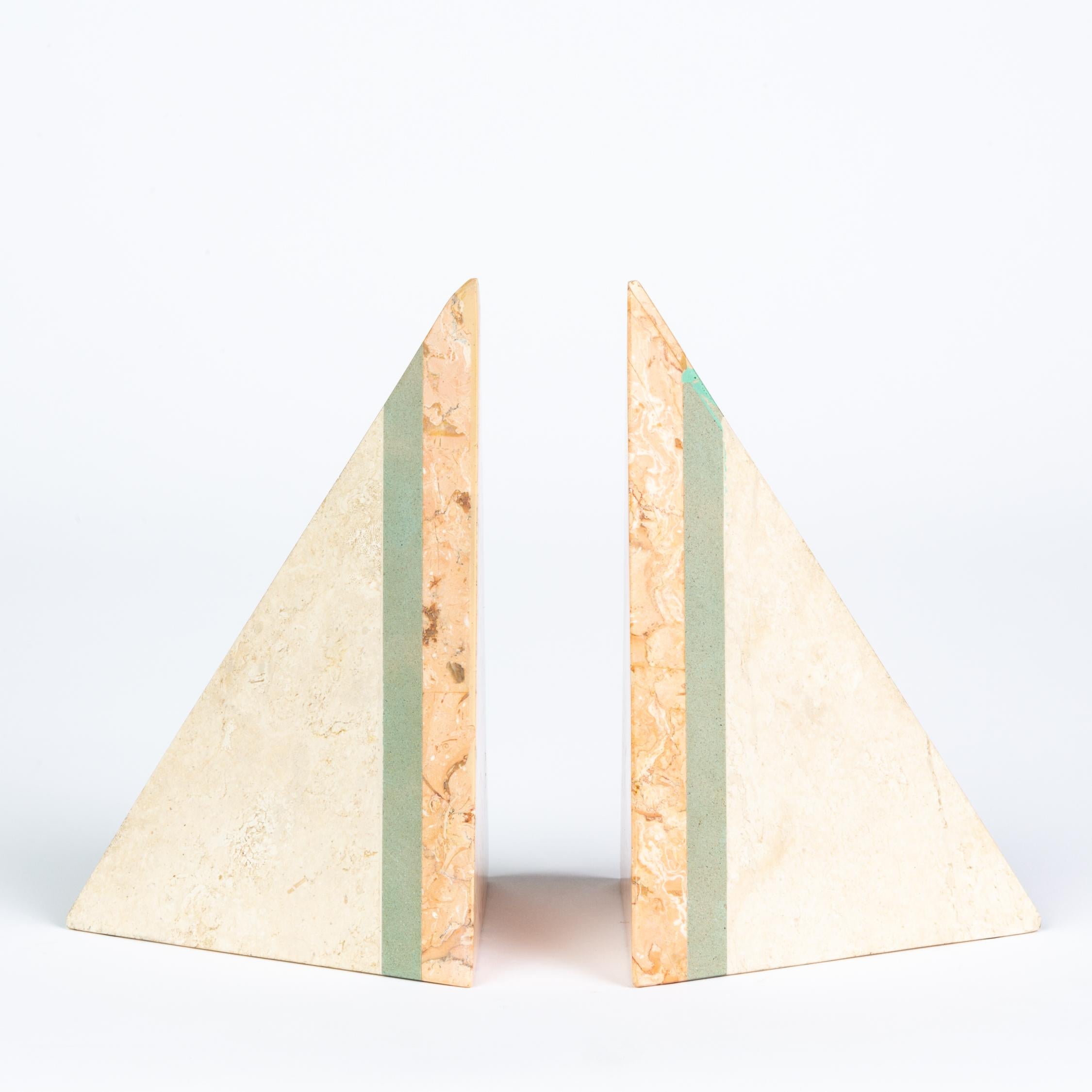 Philippine Pieced Stone Bookends by Renoir Designs