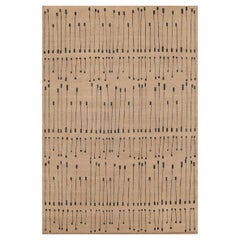 "Pieces" Contemporary Area Rug in Himalayan Wool & Silk