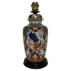 Pied de lampe en porcelaine Kaiser Yokohama Futtmann Asiatique