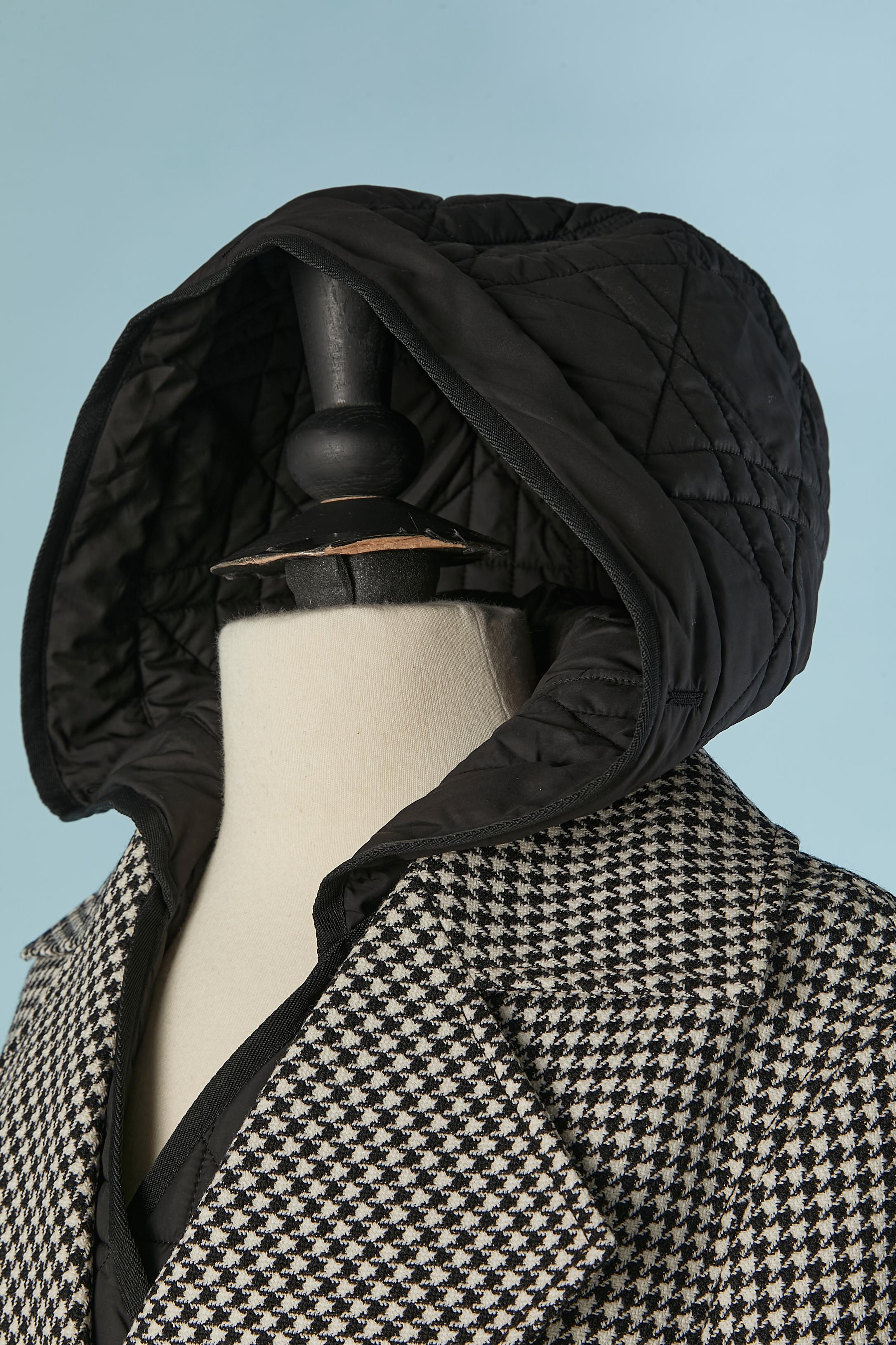 Pied de poule double-breasted jacket with quilted vest underneath CHRISTIAN DIOR en Nuevo estado para la venta en Saint-Ouen-Sur-Seine, FR