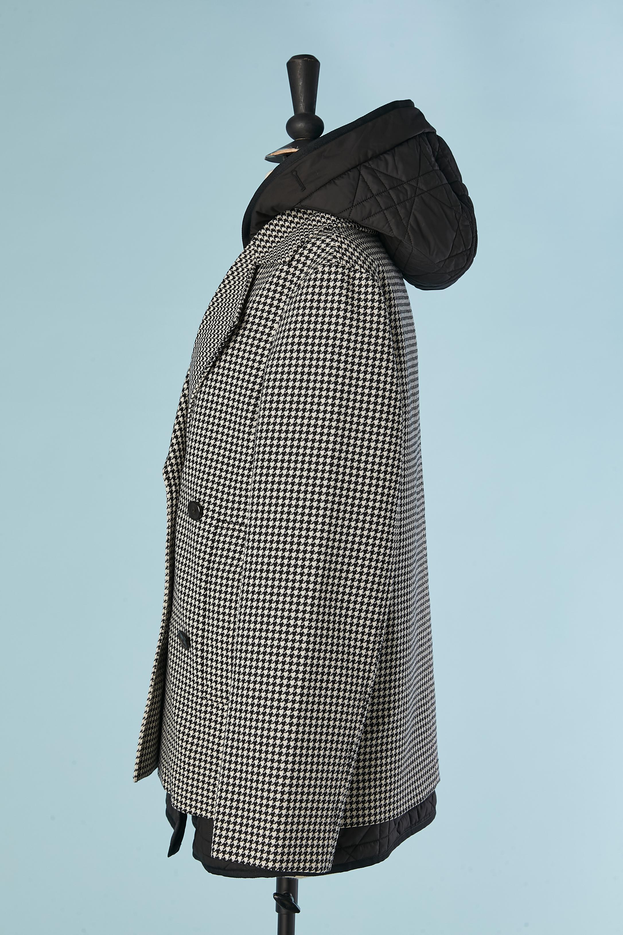 Femenino o masculino Pied de poule double-breasted jacket with quilted vest underneath CHRISTIAN DIOR en venta