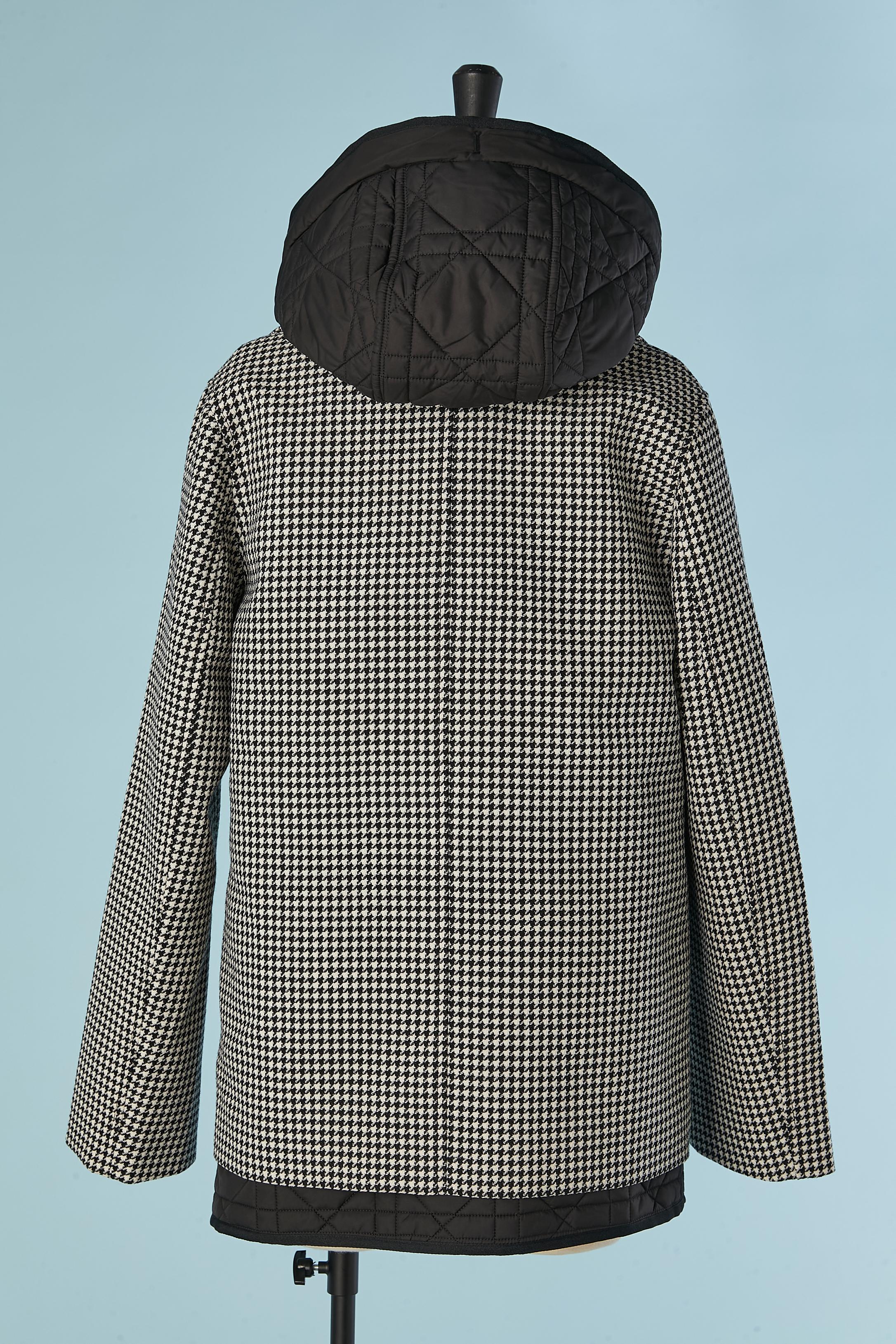 Pied de poule double-breasted jacket with quilted vest underneath CHRISTIAN DIOR en venta 1