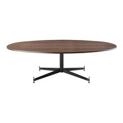 Piedi Regolabili Table by Ignazio Gardella in Walnut