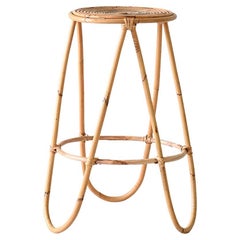 Pedestal vintage de bambú