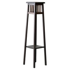 Piédestal vintage en bois suédois