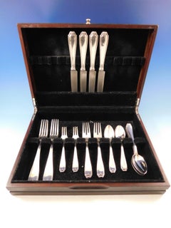 Piedmont by Buccellati Italy Silverplated Flatware Set Service 24 Pcs Dinner