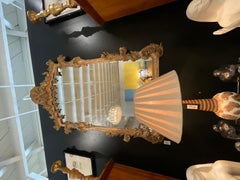 Piedmontese Rococo Style Trumeau Mirror for Quatrain