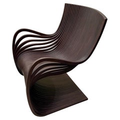 Piegatto Pipo Wenge Holz Lounge Stuhl