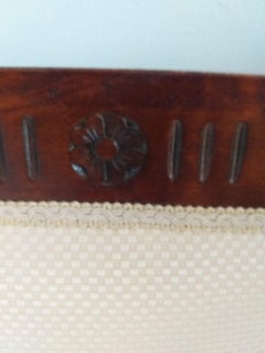 PIEDMONT COUPLE CHAIRS walnut 1940 Italy