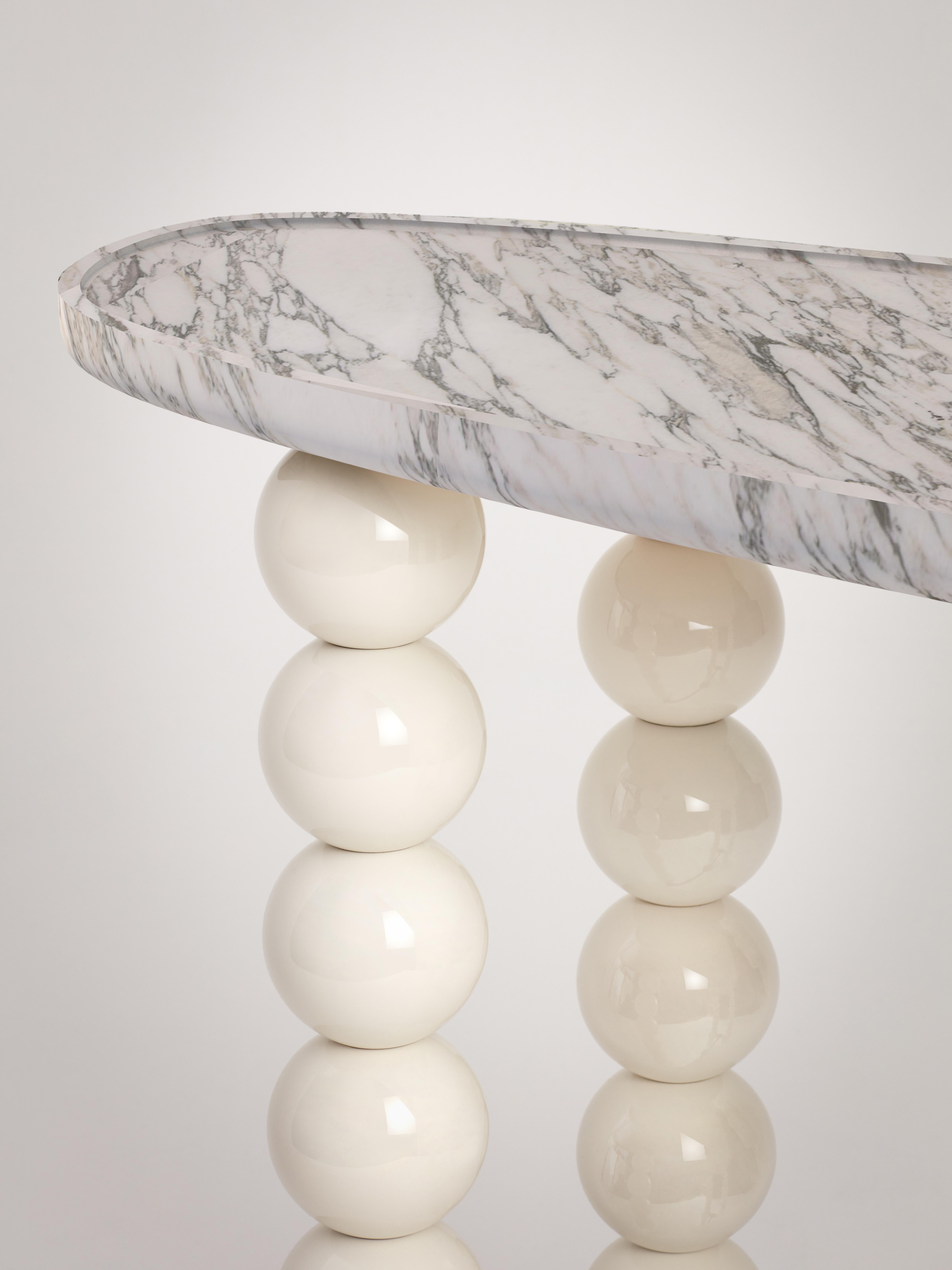 Post-Modern Pienza Console Table by Le Berre Vevaud For Sale