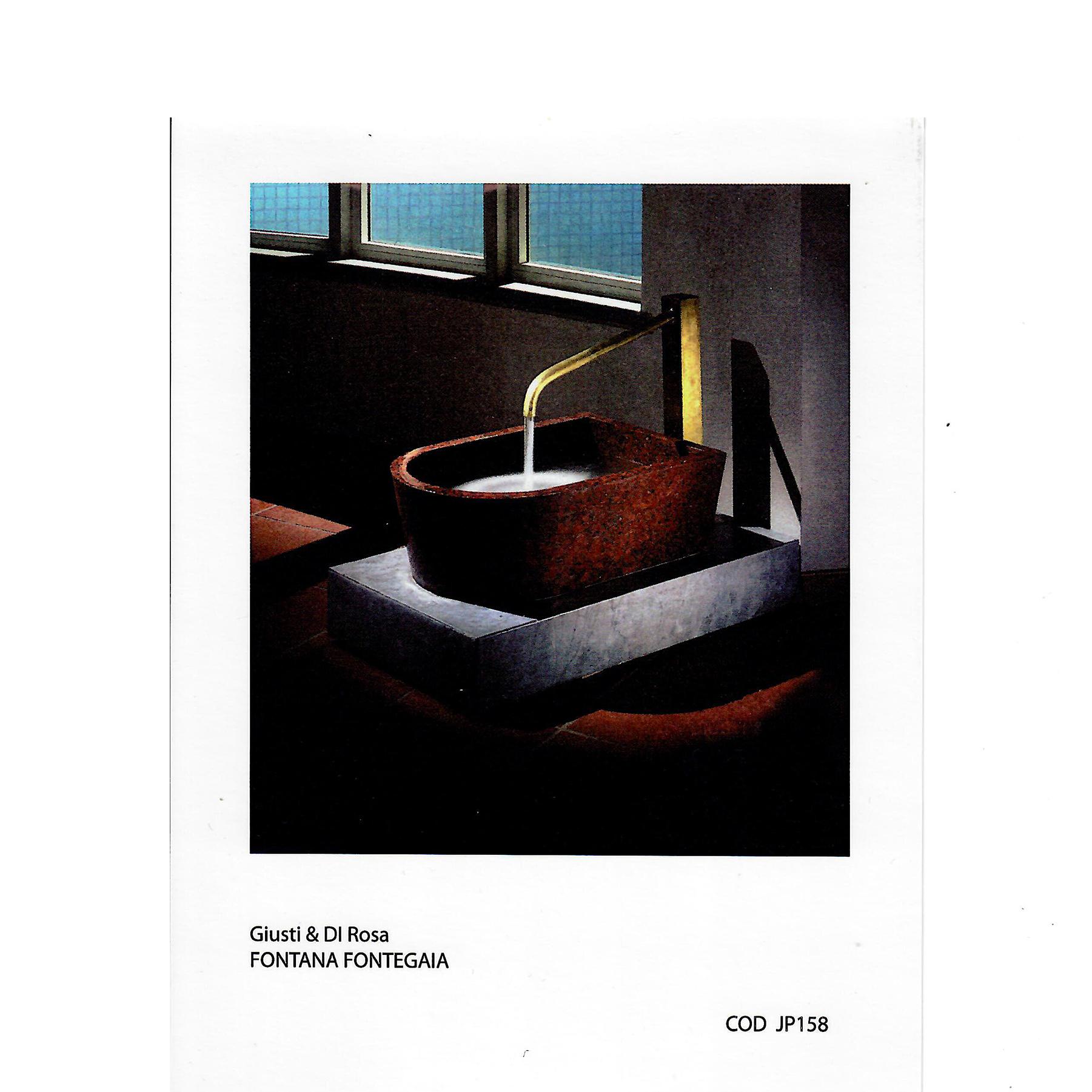 Pier Alessandro Giusti and Egidio De Rosa Marble Fountain, 80's For Sale 2