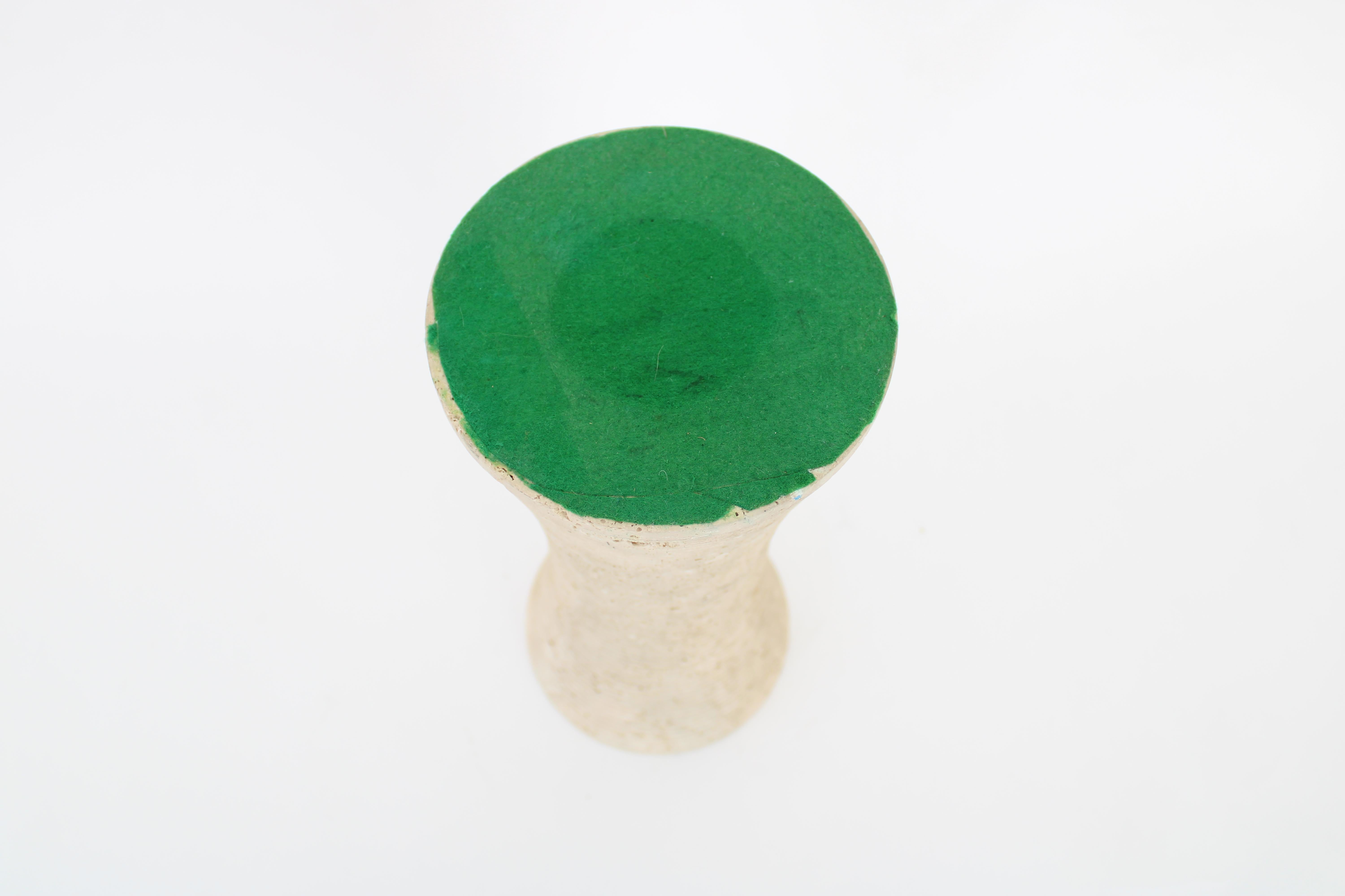 Travertino Pier Alessandro Giusti and Egidio Di Rosa and Pier Alessandro Giusti for Up&Up Travertine Vase Italy, c1970 in vendita
