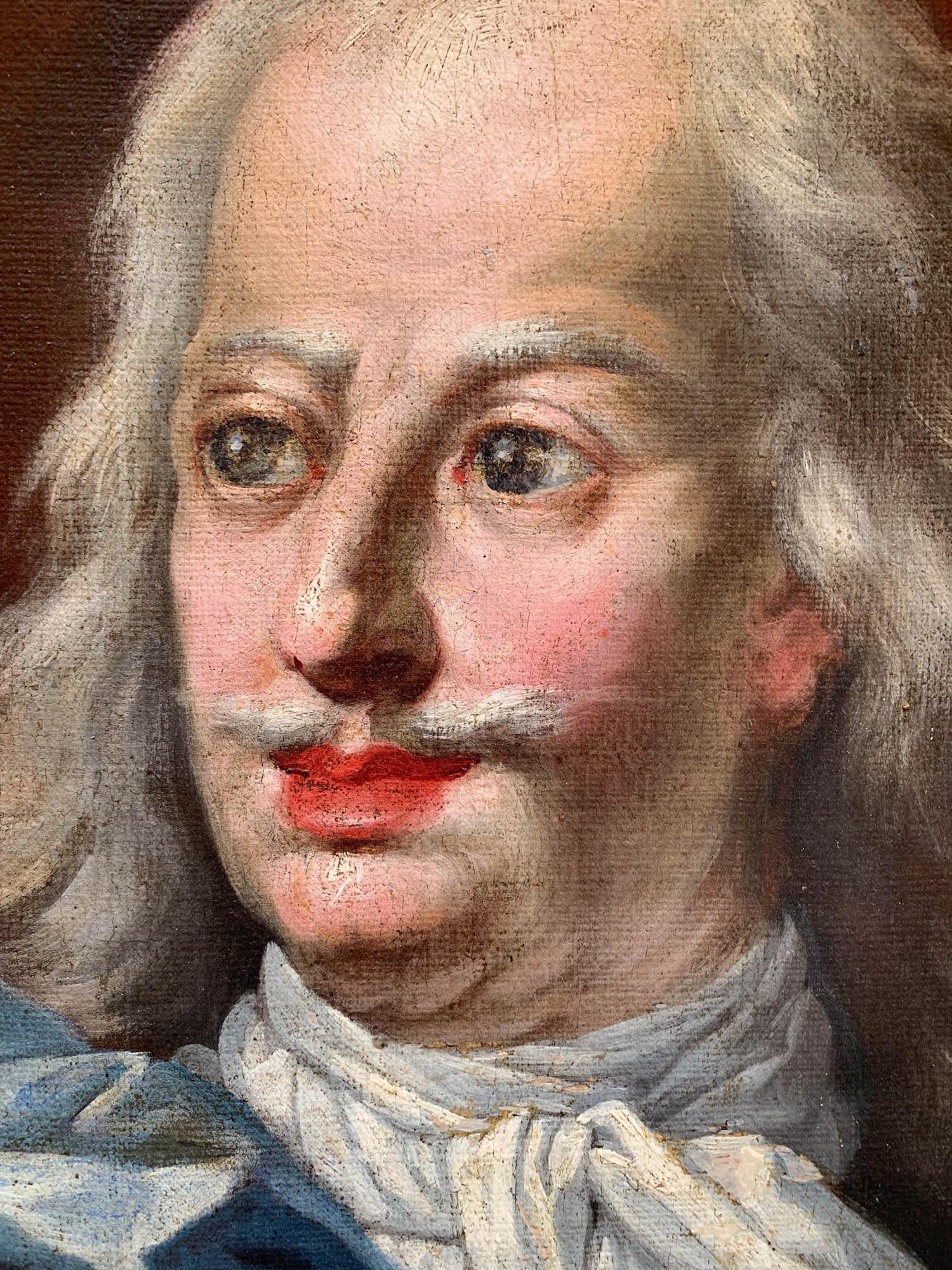 Porträt von Cosimo III. de' Medici, Großherzog der Toskana, in Rüstung – Painting von Pier Dandini