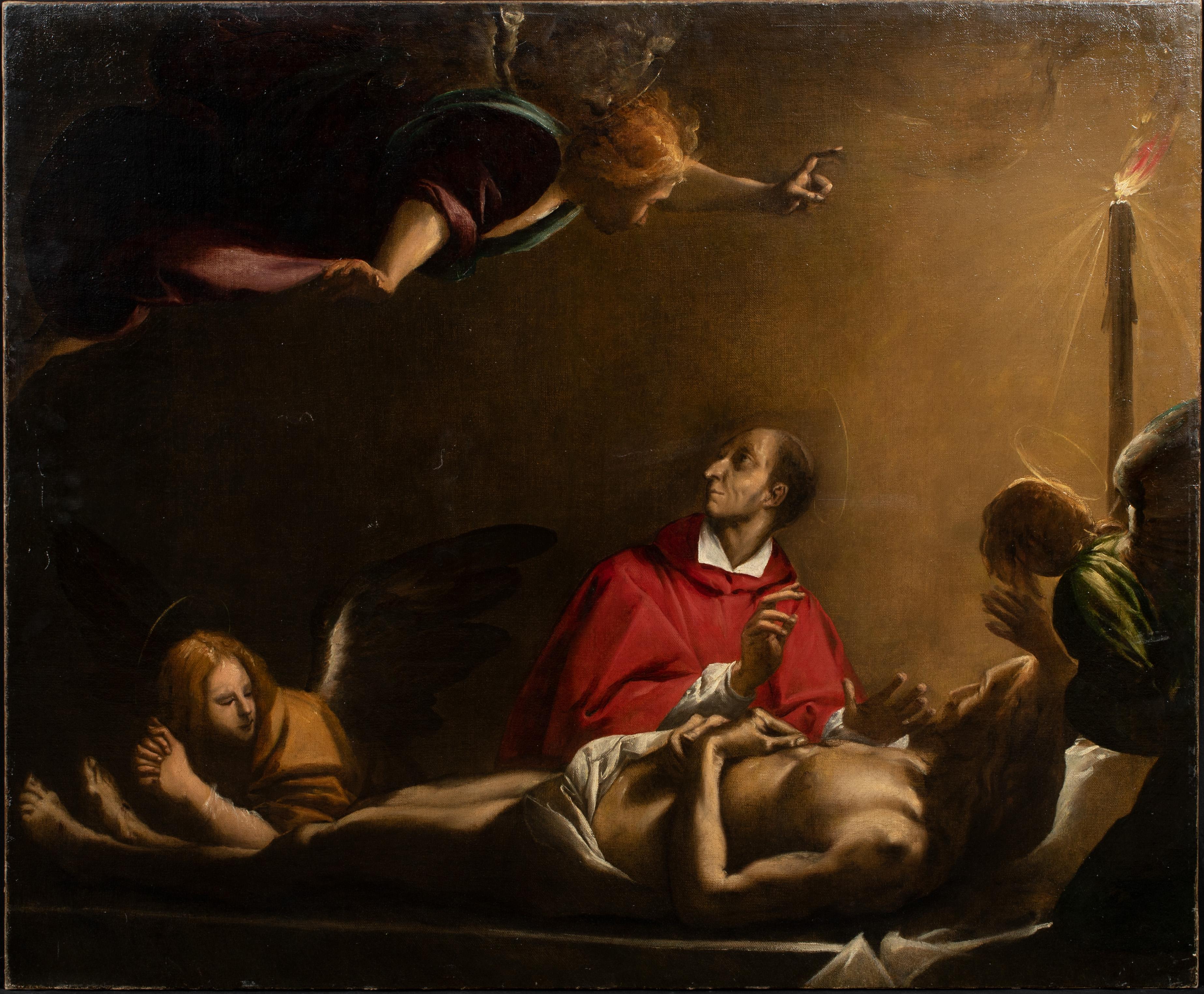 Pier Francesco Mazzucchelli Portrait Painting - The Lamentation Of The Death Of Christ, 17th Century 