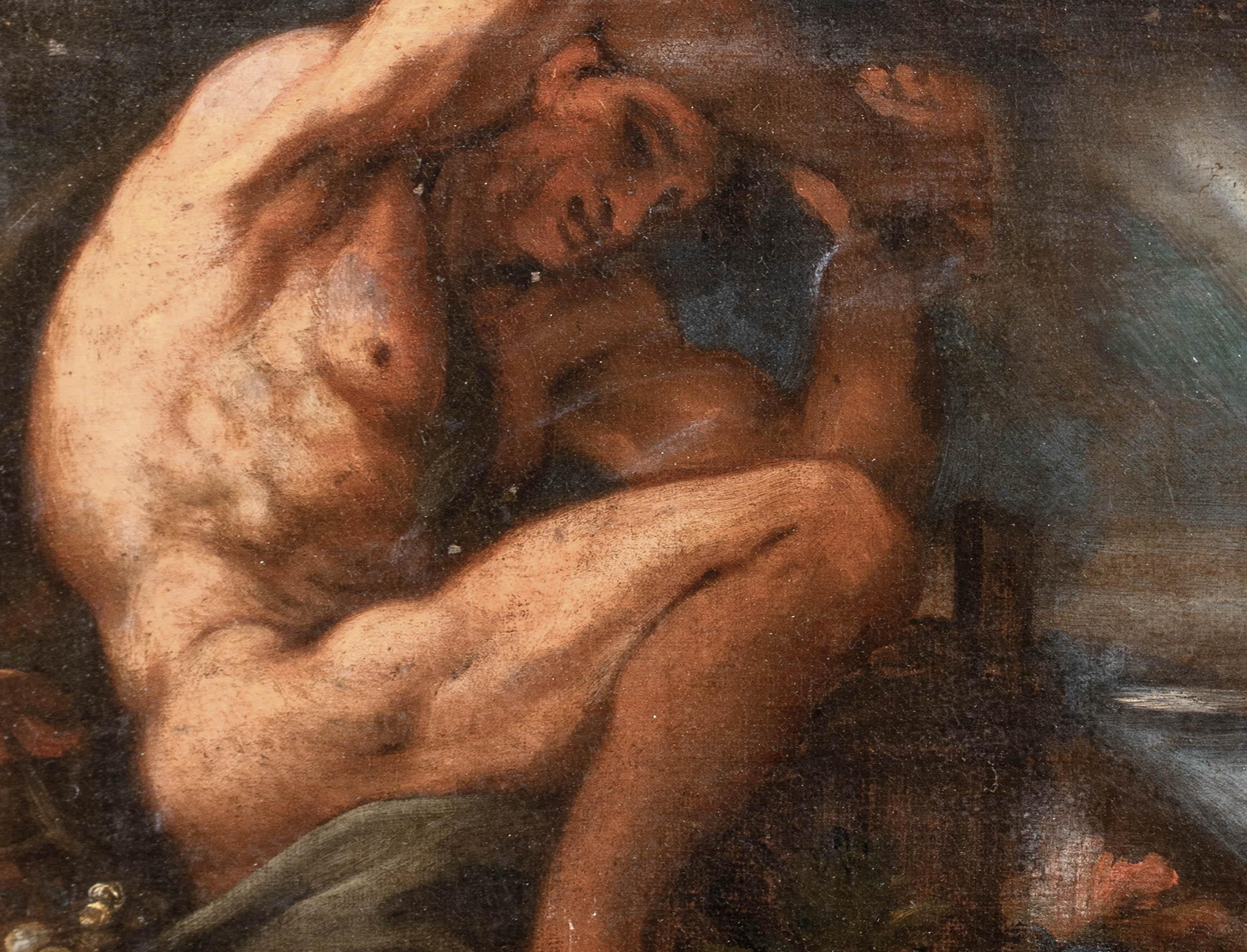 La caduta di Satana, XVII secolo  cerchia di Pier Francesco Mola, italiano 1612-166 7