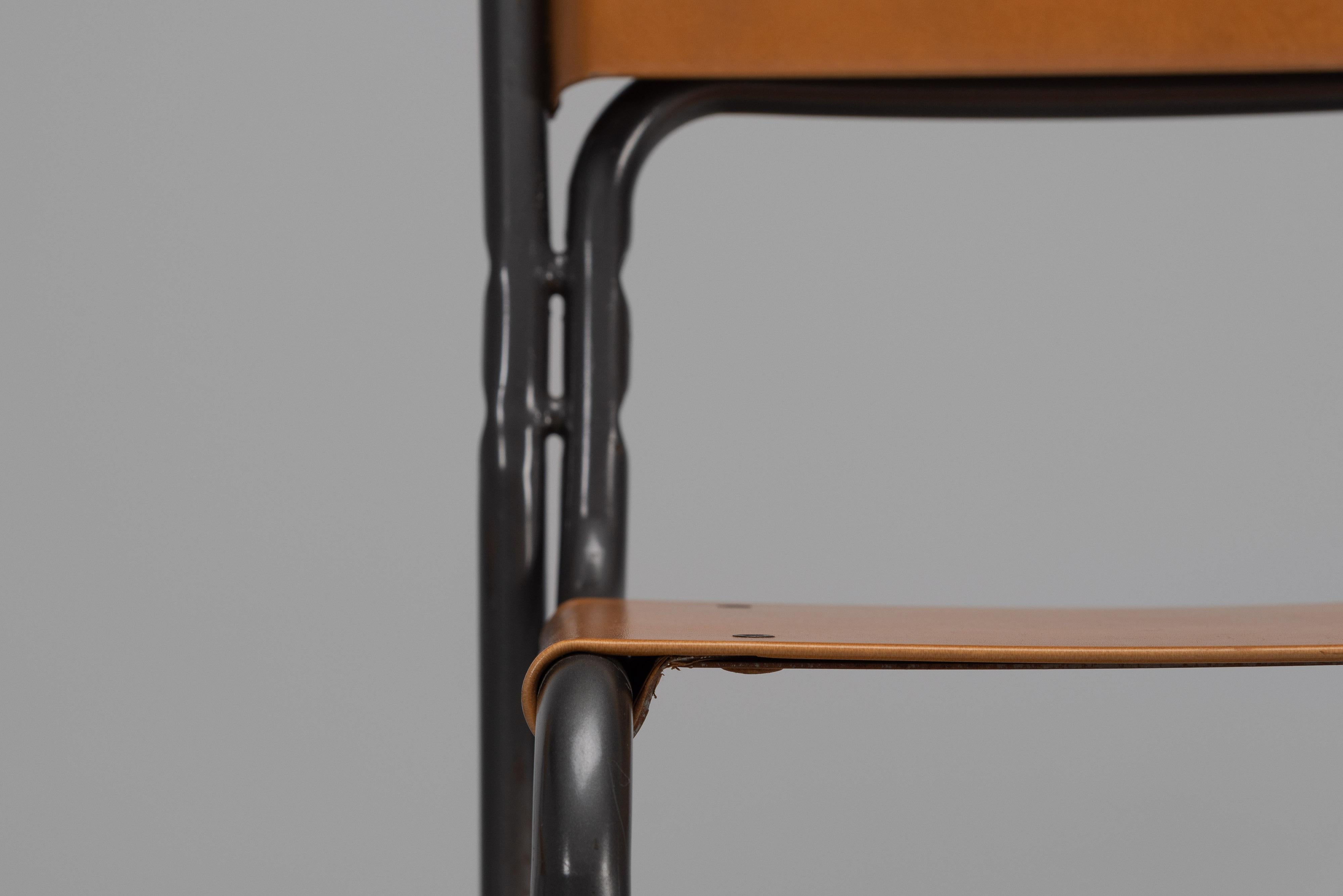 Pier Giacomo Castiglioni Azucena-Stühle, hergestellt in Italien 1959 (Stahl) im Angebot