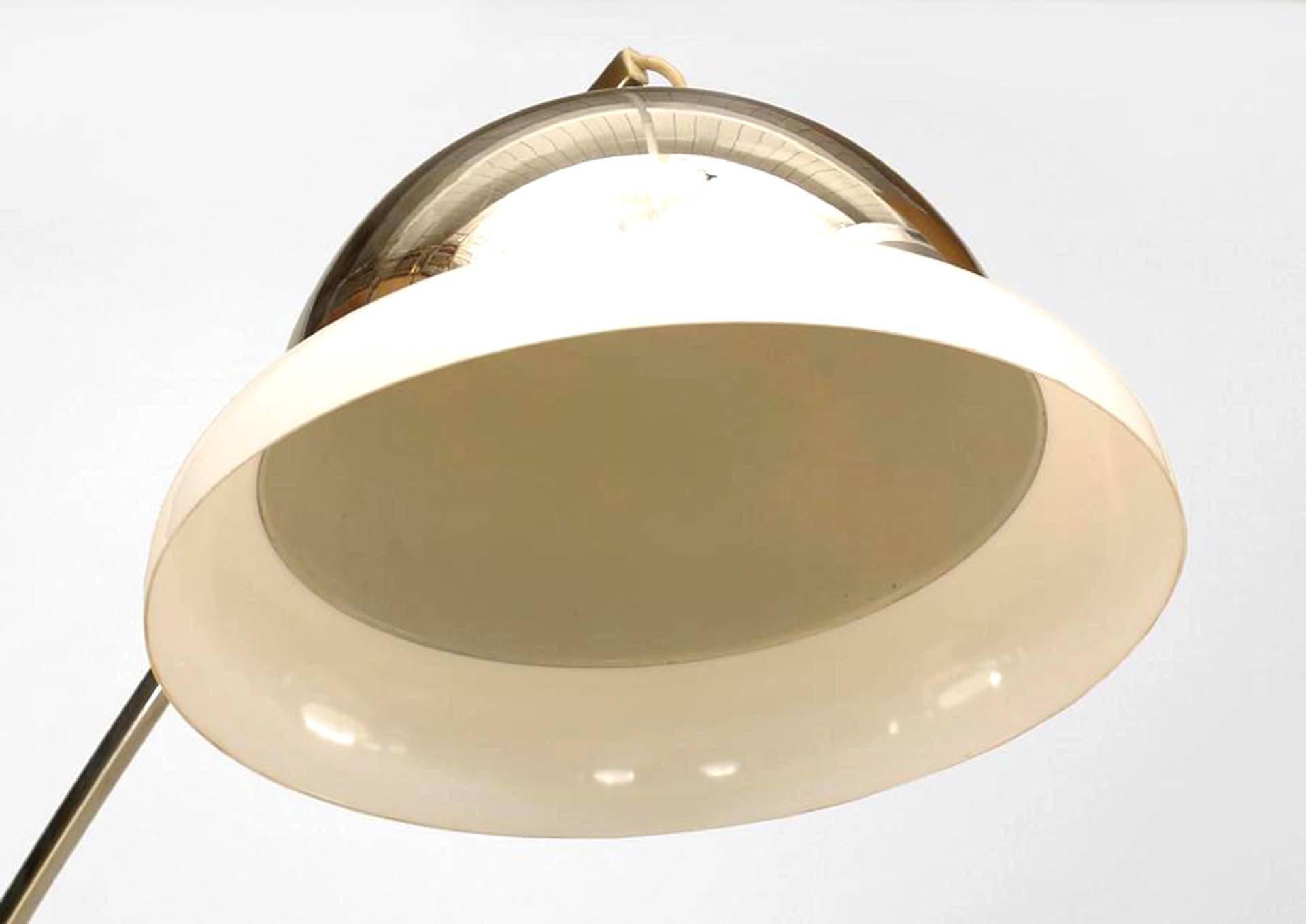 Pair of Italian Goffredo Reggianii Chrome Floor Lamp For Sale 1