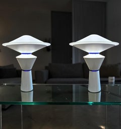 Pier Giuseppe Ramella for Arteluce "Giada" Post-Modern Lamps - A Pair