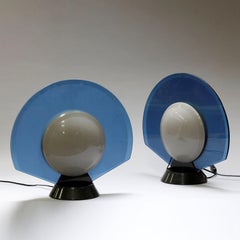 Pier Giuseppe Ramella, Tikal, Pair of Table Lamps, Arteluce, 1982