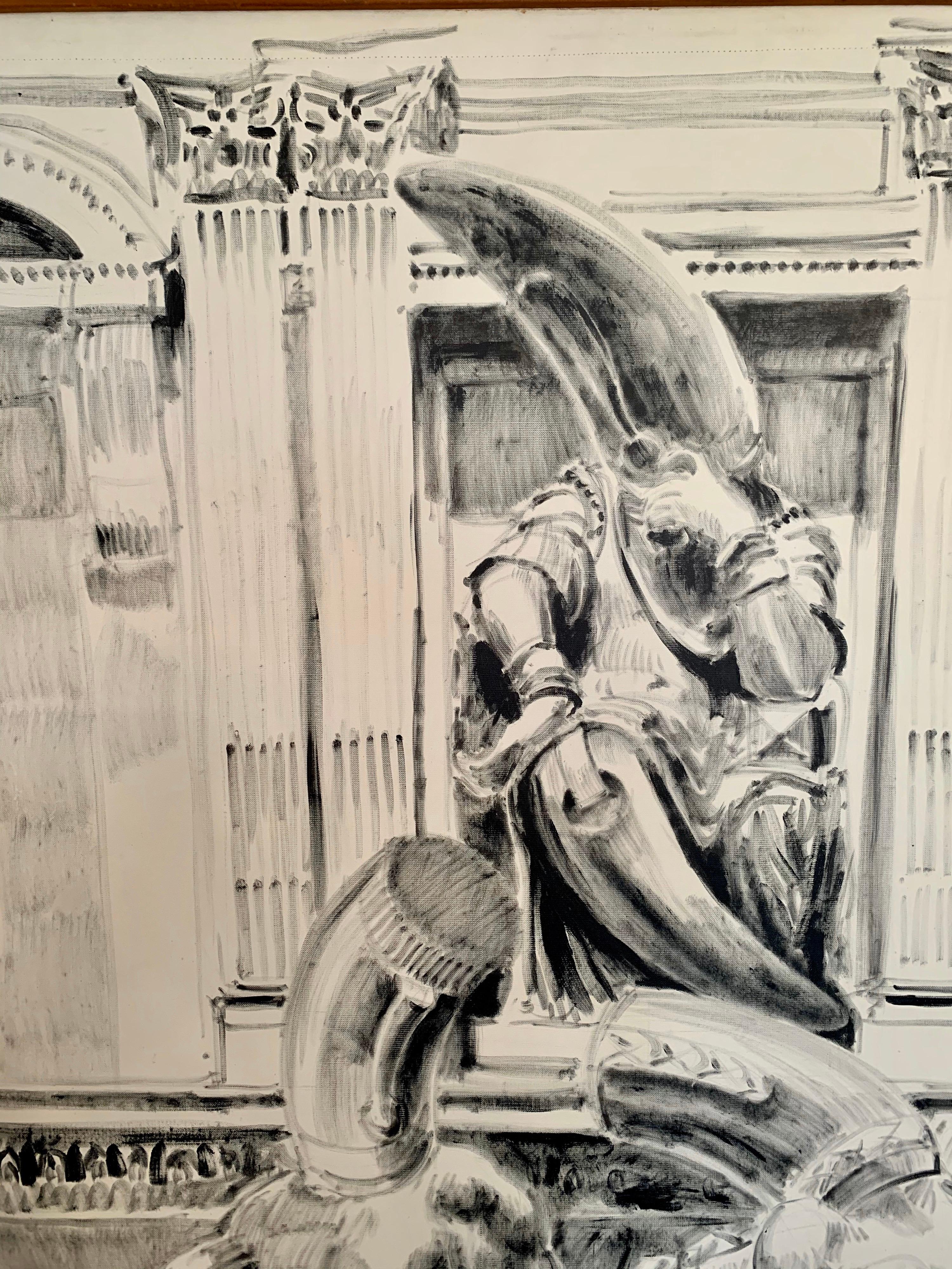 Pier Gustafson Serie de Bolígrafos Originales para la Feria de Bolígrafos de Boston Arte de Pared en venta 1