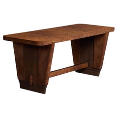 Pier Luigi Colli, Coffee Table, Wood, Burl, Italy, 1940s