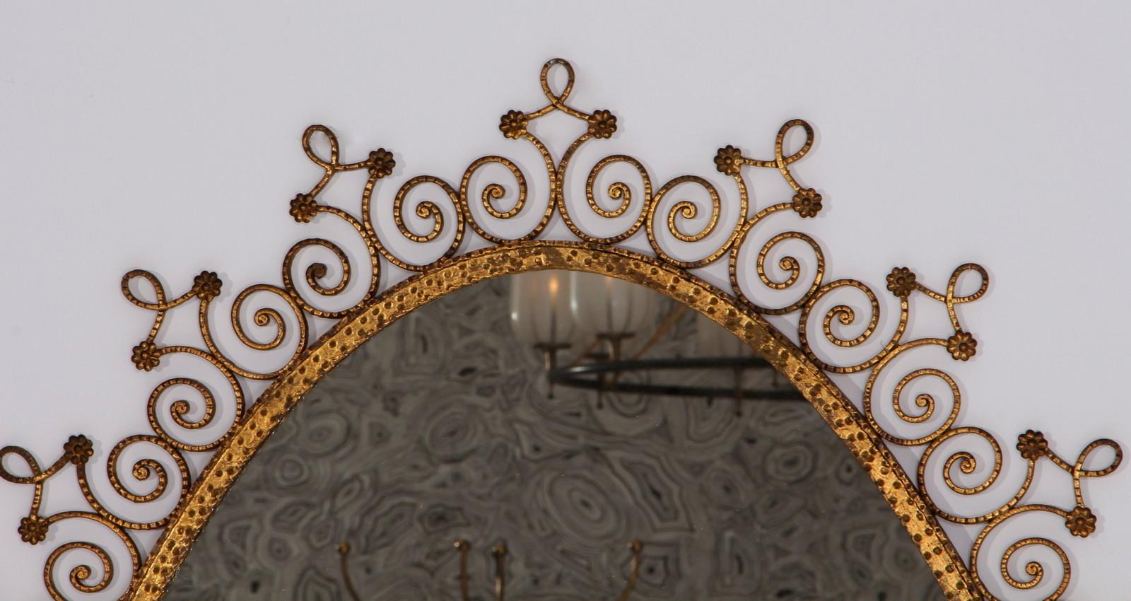 Konsolentisch aus italienischem Eisen von Pier Luigi Colli, Mitte des 20. Jahrhunderts im Zustand „Gut“ in Kumhausen, DE