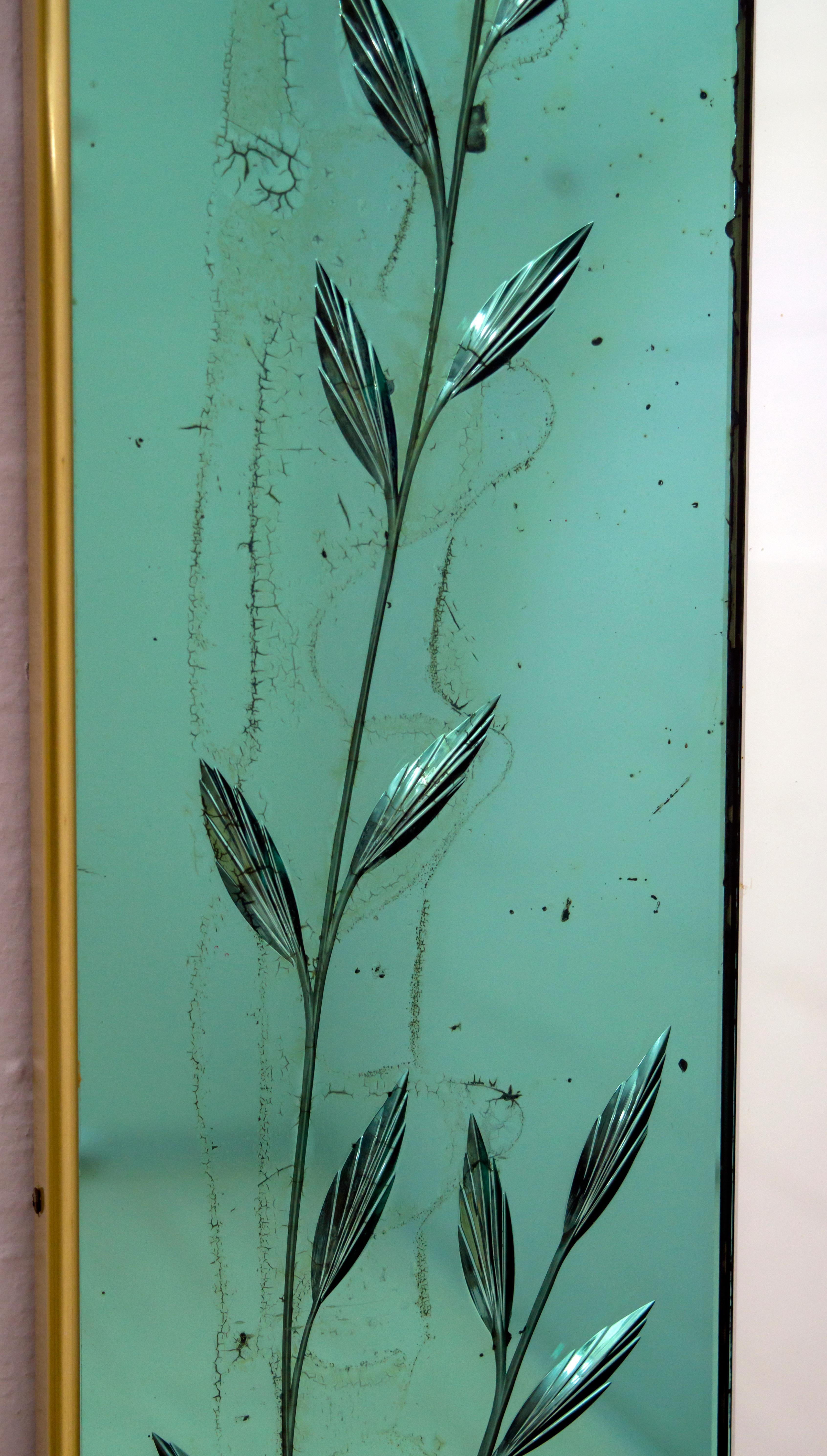 Pier Luigi Colli Mid-Century Modern Italian Hallway Mirror, 1950s 5