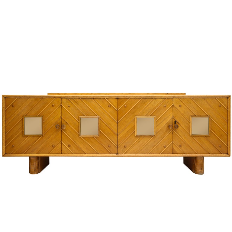 Pier Luigi Colli oak buffet sideboard, 1940s. Offered by This Place