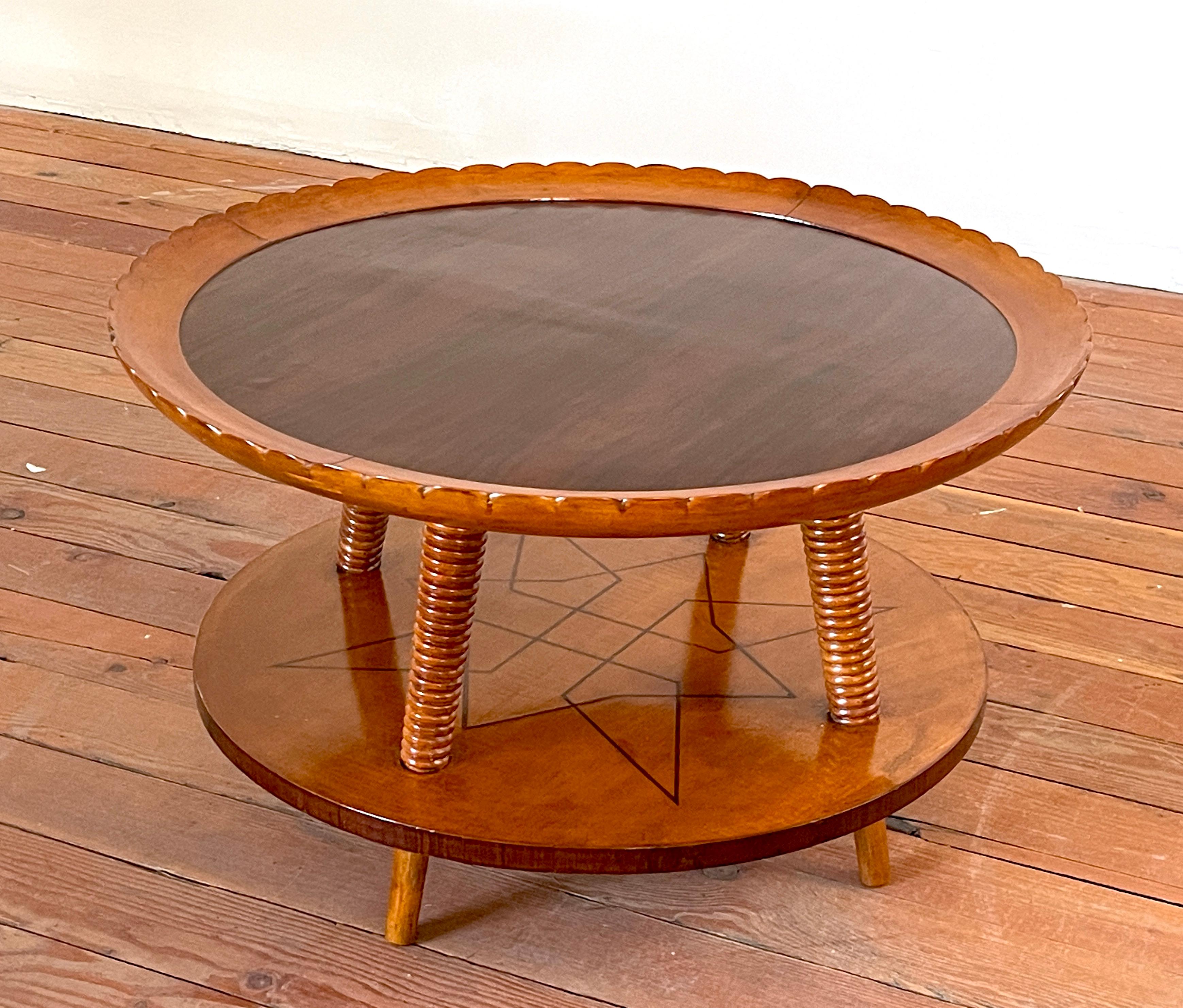 Italian Pier Luigi Colli Scalloped Table